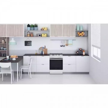 Indesit IS67M4KHW/E Κουζίνα 73lt με Εστίες Υγραερίου & Ρεύματος Π60εκ. Λευκή Indesit IS67M4KHW/E Κουζίνα 73lt με Εστίες Υγραερίου & Ρεύματος Π60εκ. Λευκή